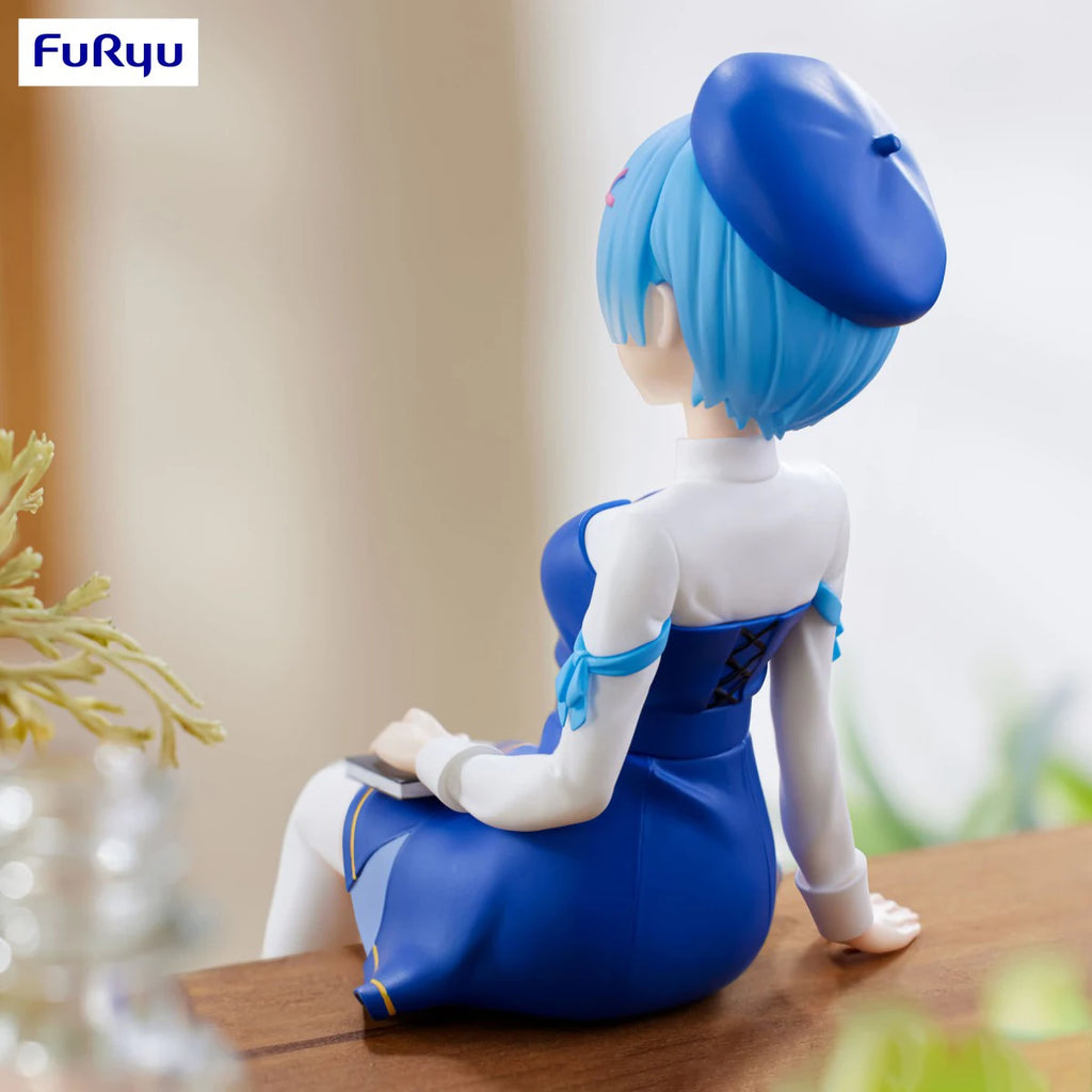 100 % Original auf Lager FuRyu Nudelstopper-Figur Re:Zero Kara Hajimeru Isekai Seikatsu Ram Bungaku Style Collection Series