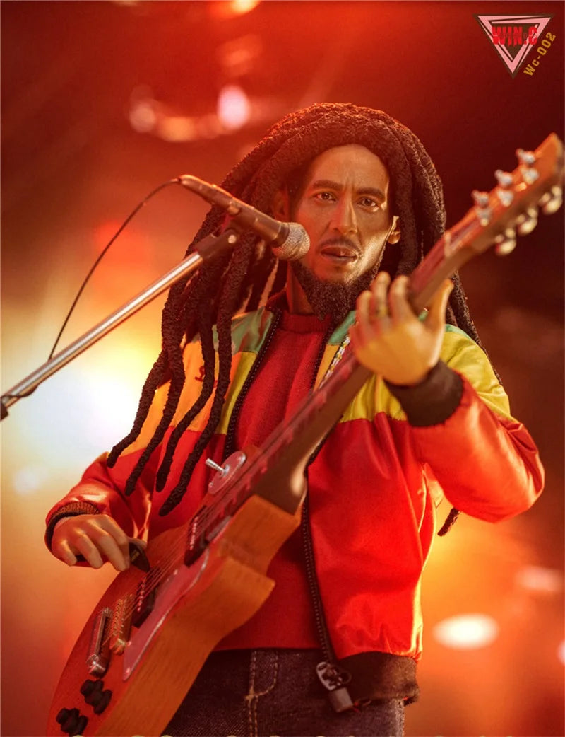 Win.C WC002 1/6 Male Soldier Singer Bob Marley High Quality Model Toy Full Set 12'' Action Figure In Stock
