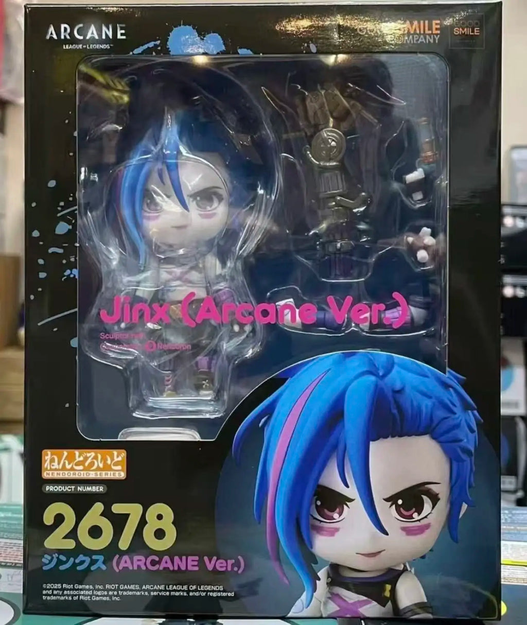 (In stock) Original GSC Nendoron#2678【League of Legends】LOL the Loose Cannon, Jinx 2025NEW Animation Figure Ornaments Toys