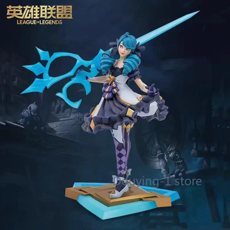 В наличност League of Legends LOL Spirit Doll Gwen Medium Sculpture Decorations Figurines Game Peripheral