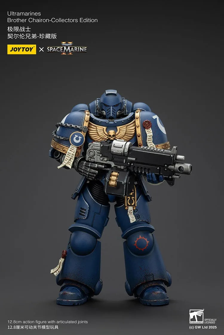 JOYTOY Warhammer 40K Ultramarines Brother Chairon - Колекционерско издание Екшън фигурки Кукла Колекция Декорация Подарък Оригинален