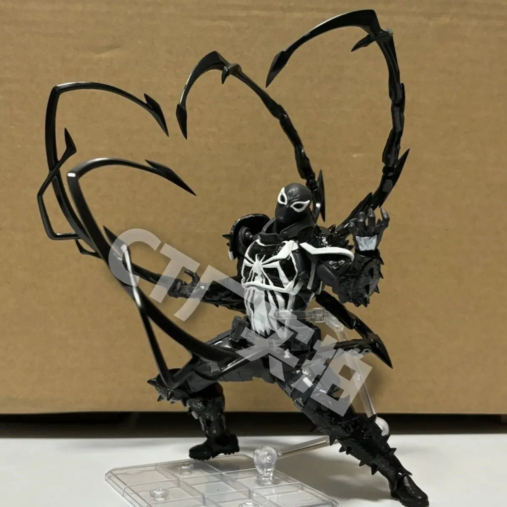 2024 Agent Venom Action Figure CT Version Kaiyodo Anime Figurine Marvel PVC Movable Collection Eugene Thompson Ko Model Toy Gfit