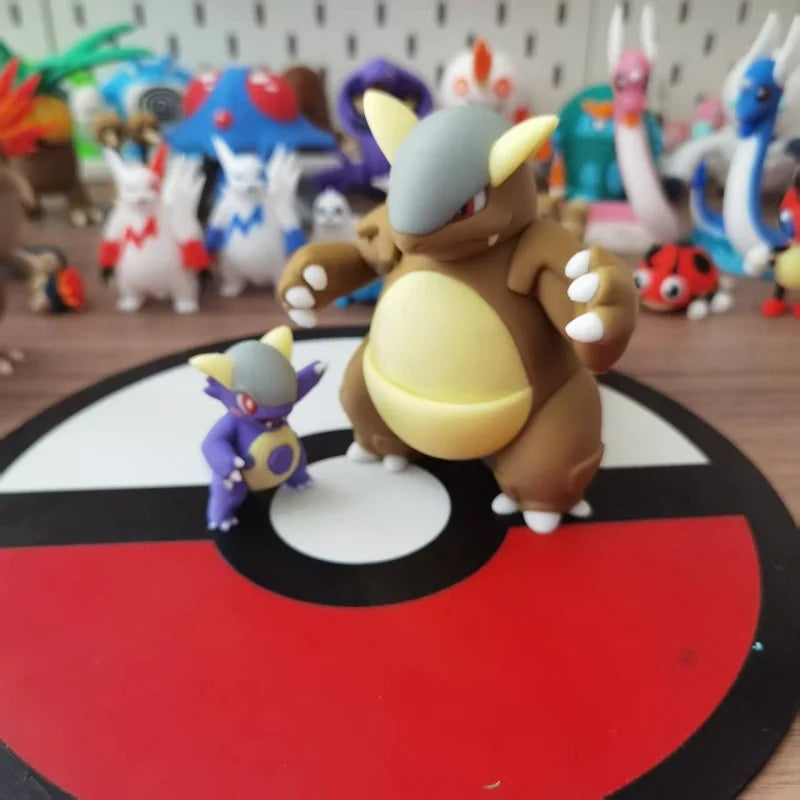 Anime Kangaskhan Proportion World 1:20 Diy 3DPrinting Cartoon Character Collectible Desktop Cute Model Holiday Gift Toy Figures