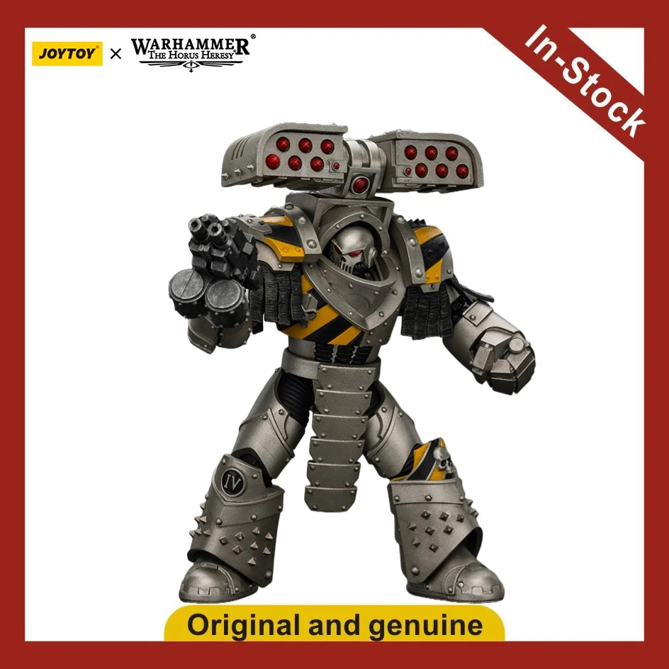 【UA】JOYTOY  Warhammer 40K  Scale 1/18 Action Figures Iron Warriors Tyrant Siege Terminator with Rocket Launcher Models Toys