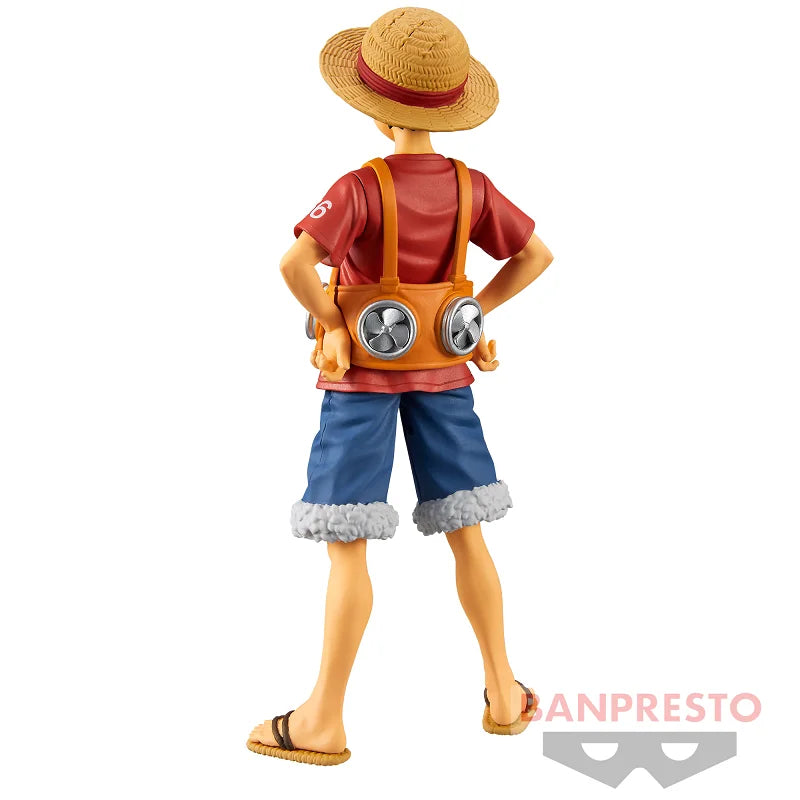 Bandai Original Banpresto Anime One Piece Film RED DXF The Grandline Men Monkey D. Luffy PVC Actionfigur Sammlermodell Spielzeug