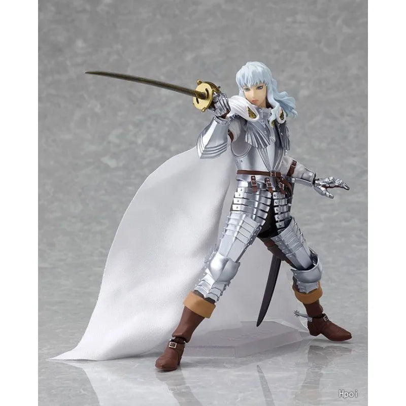 【 in Stock 】 Max Factory Original Figma # 138 Theater Edition Sword Wind Legend Griffith Anime Mobile Doll Model Toy Gift