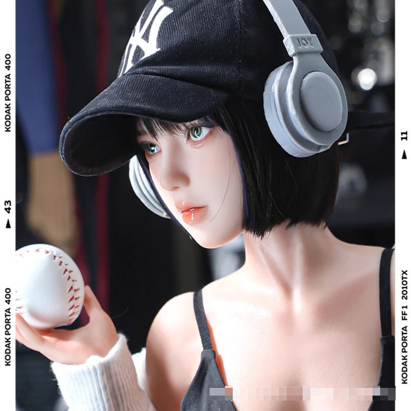 Original 1/3 Silicone Doll Chinese Anime Movable Doll Female Soldier Adult Figure