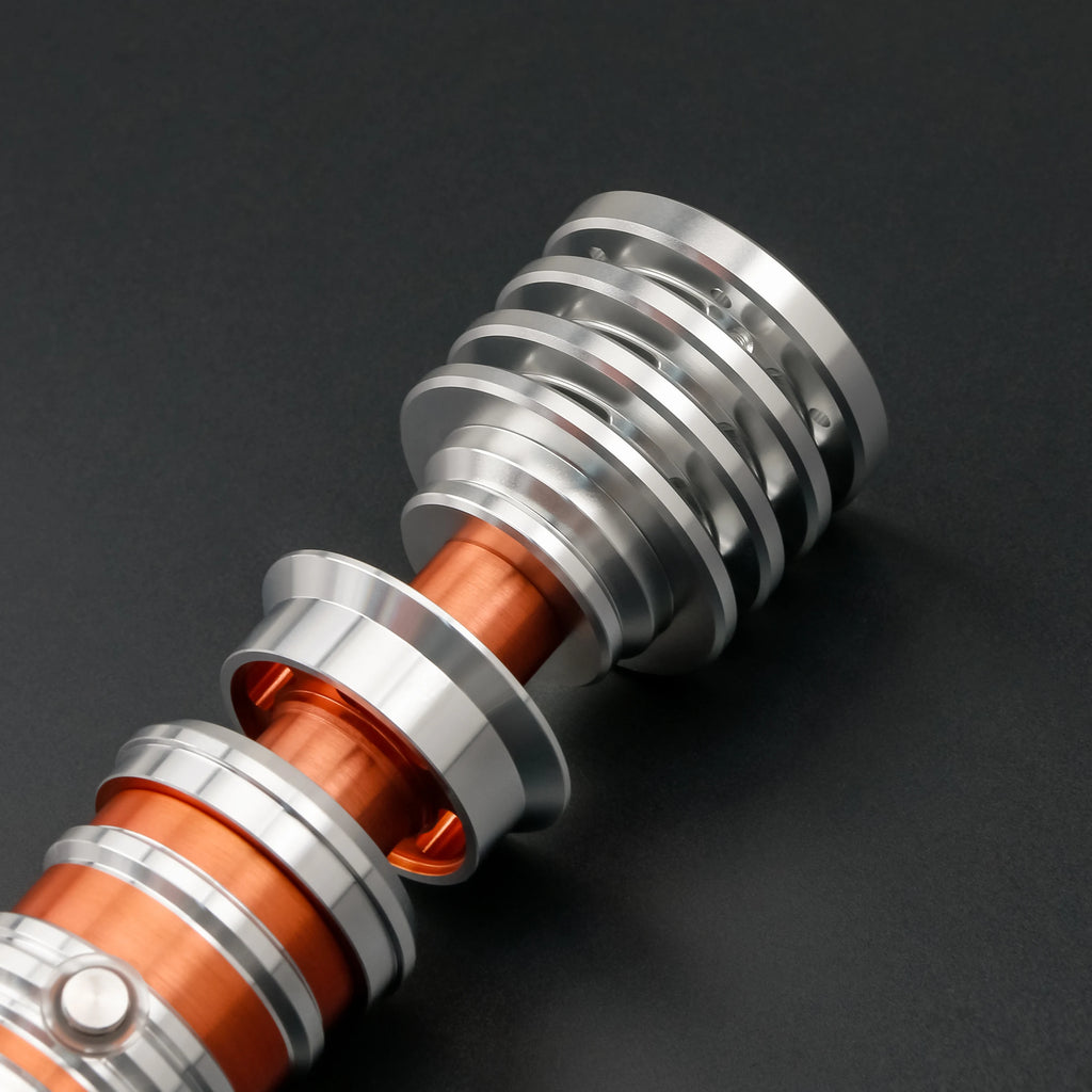 TXQSABER Leia Organa Solo NeoPixel Lightsaber Collection Metal Hilt Gesture Ignition Blaster Force Smooth Swing Laser Sword Toys