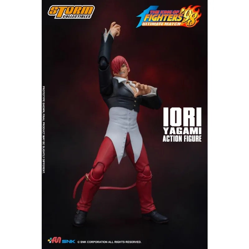 Storm Toys Original 1/12 King of Fighters 98 LORI Hachinohe Purple Special Edition KOF98 Game Mobile Doll Model Handmade Toy