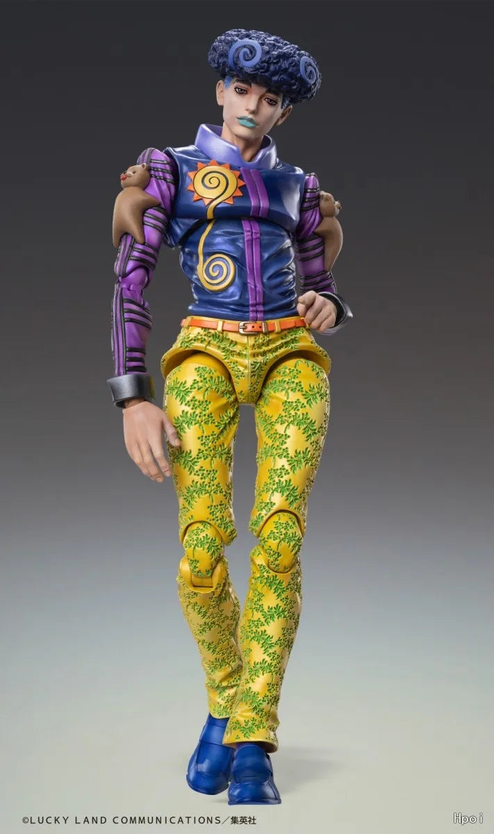 In Stock MEDICOS-E Super Action Statue JoJo's Bizarre Adventure Part 8 JoJolion Toulong Special Edition Action Figure Gift