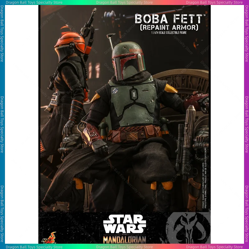 [In Stock] Original HOTTOYS HT 1/6 TMS056/055 Mandalorian Boba Fett 2.0 Throne Edition Action Figure  Toy Gift