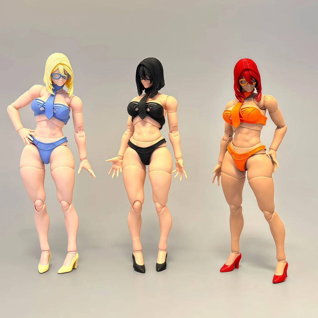 Fury Toys 1/12 Valeria Hana Imana Highly Movable Female Action Figure Aesthetic Body Collection Gift for Toy Lovers