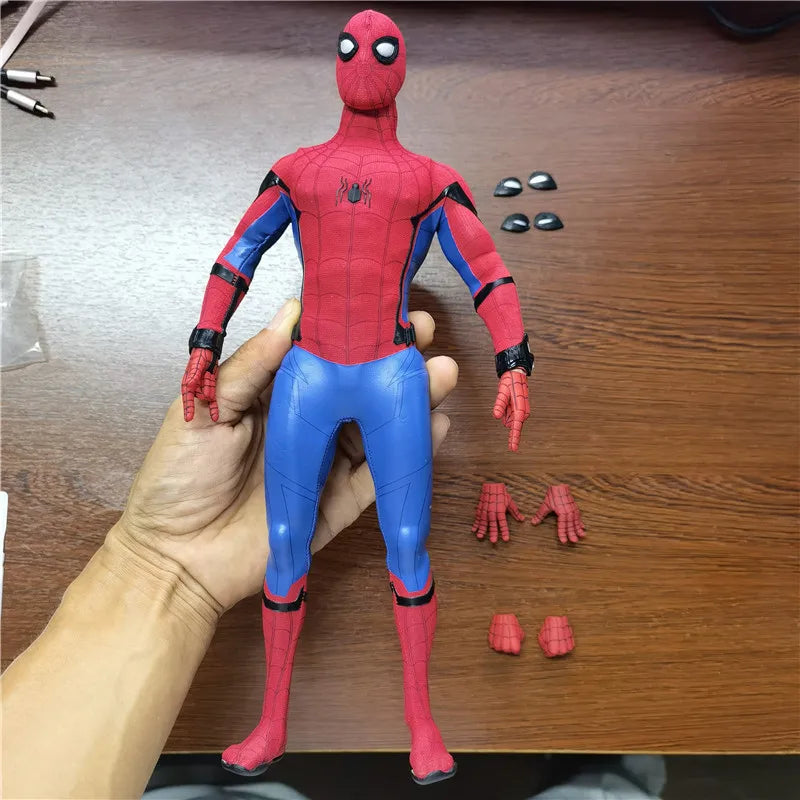 1/6 Scale Spider Figure Hero Tom Holland Combat Costume Model 12''  Action Figure Doll Collectible Model Toy TYM061