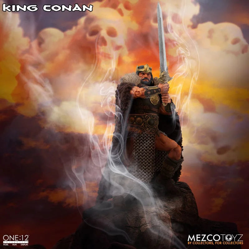 100% Original Mezco TOYZ 1/12 KING CONAN In Stock Anime Action Collection Figures Model Toys