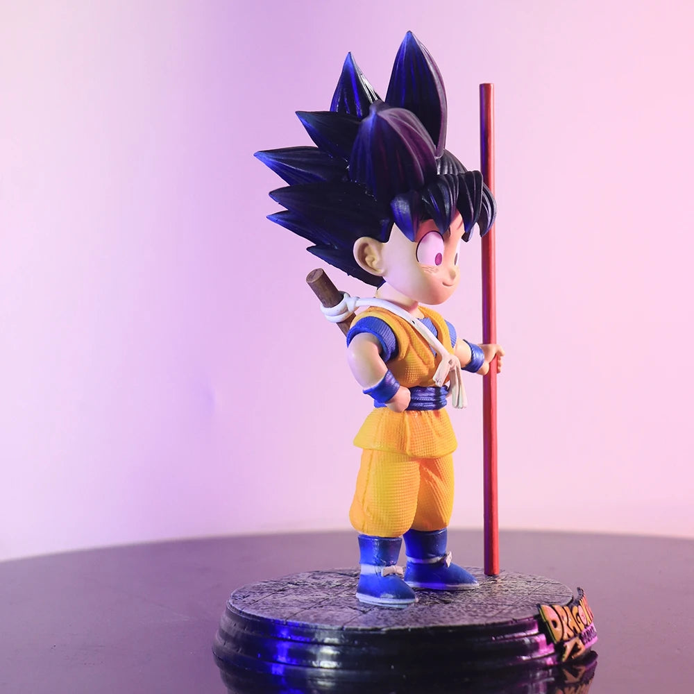 Anime Dragon Ball Action Figures Super Saiyan Cute Son Goku Pvc 18cm Model Toys Holiday Gift