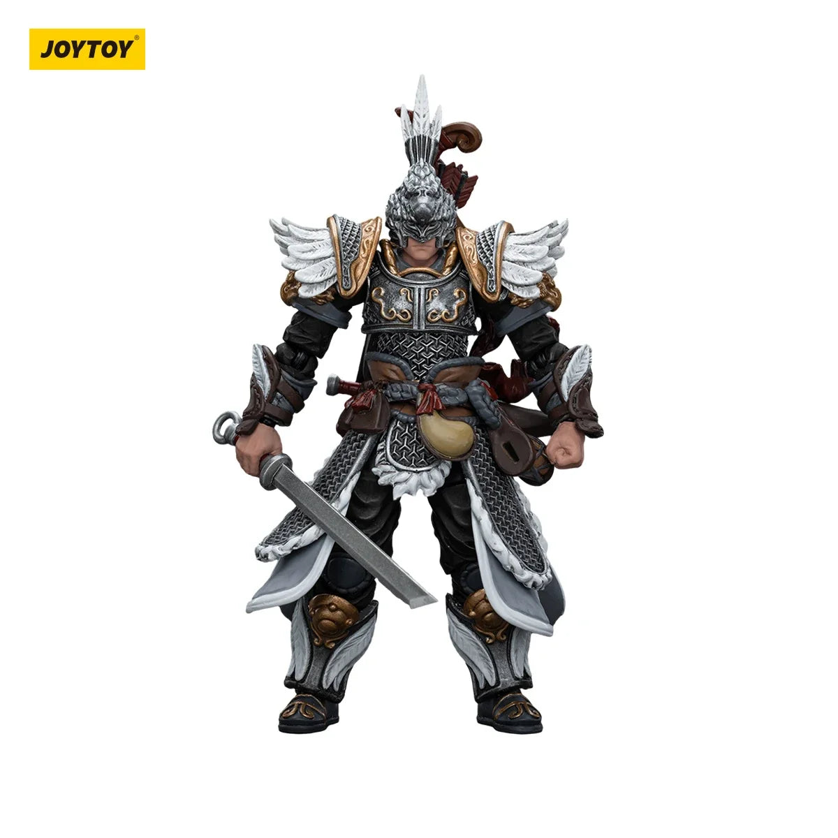【MT】JOYTOY Dark Source Jiang Hu Northern Hanland Empire White Feather Armored Horse Toy 1/18 Action Figure