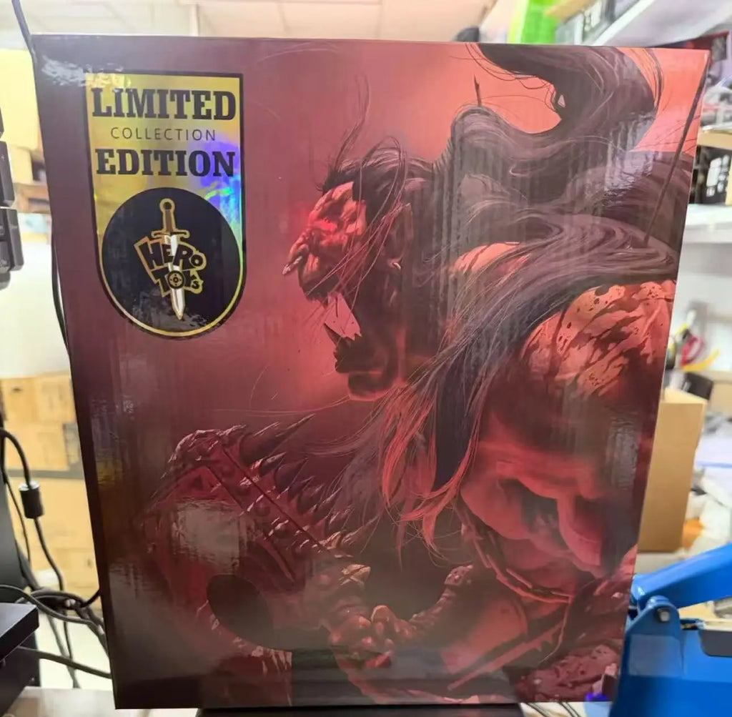 In Stock Herotoys Red Limited Edition Horde Warchief Old Roar Grommash Hellscream