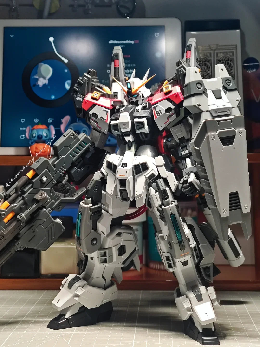 ZZA REGUS 1/100 GZSS-OX01 Assembly Model Kit ABS Action Figure Collection Statue Mecha Model Kids Toys Surprise Gifts