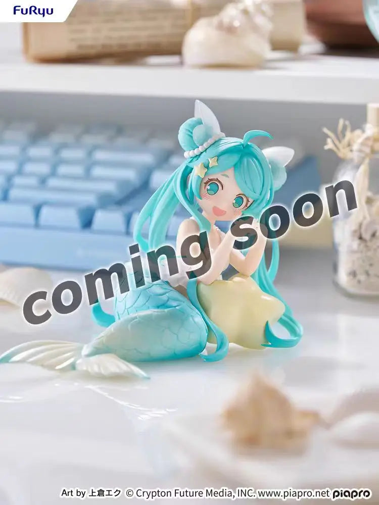 Furyu Original Hatsune Miku Collection Noodle Stopper Doll Series Anime Figure Action Figurine Model Figuarts Toys