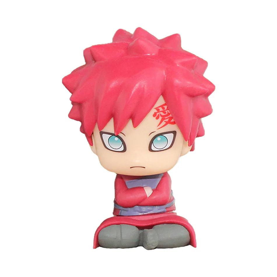 New 10CM Naruto Anime Figure Uzumaki Naruto Kakashi Uchiha Sasuke Itachi Cute Toys Q Figurals Action Figurine Model Model Gift