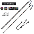 12V 4 Pin RGB Led Strip Light PC Gamer Led Tape Splitter Cable 5050 RGB Strip For Aura Sync MSI Mystic Light Motherboard Control