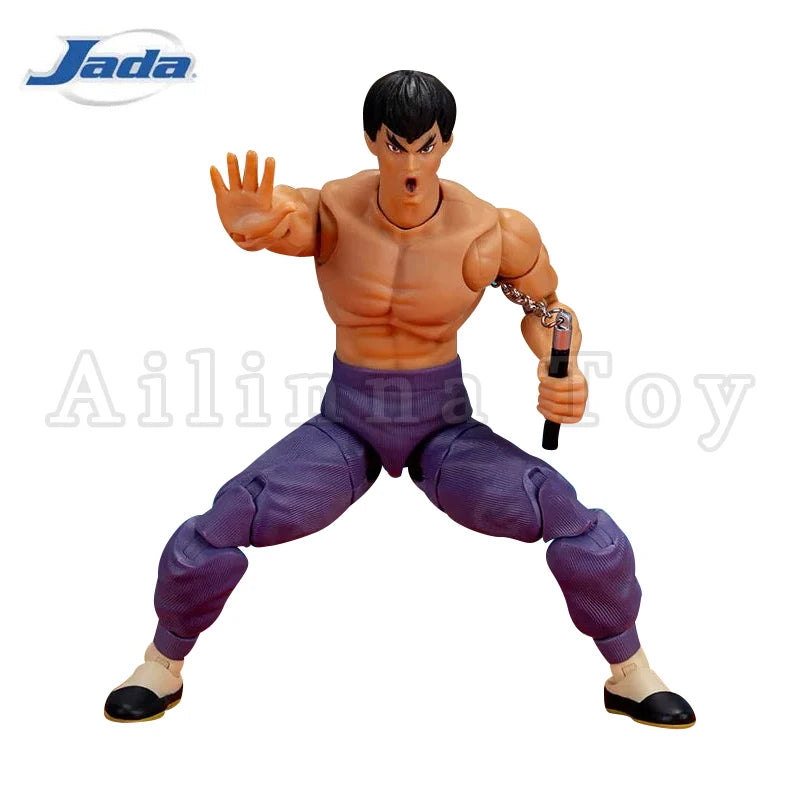 Jada Toys 1/12 6inch Action Figure Ultra Street Fighter II: The Final Challengers Fei Long Exclusive Anime Model