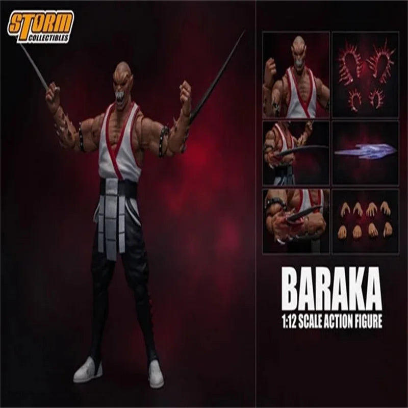 Little Storm Toys 1/12 BARAKA Double Headed Carving 6'' Action Figure In Stock