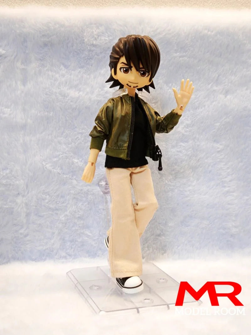 ATStory 1/12 Female Short T-shirt Zipper Jacket Clothes Model Fit 6'' SnailShell SHF ML Romankey Soldier Action Figure Body Doll
