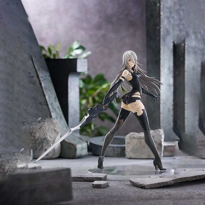 BANDAI Authentic NieR:Automata Ver11a-YoRHa Type A No 2-Pop Up Parade Anime Cartoon Collection Series Model Cartoon Character