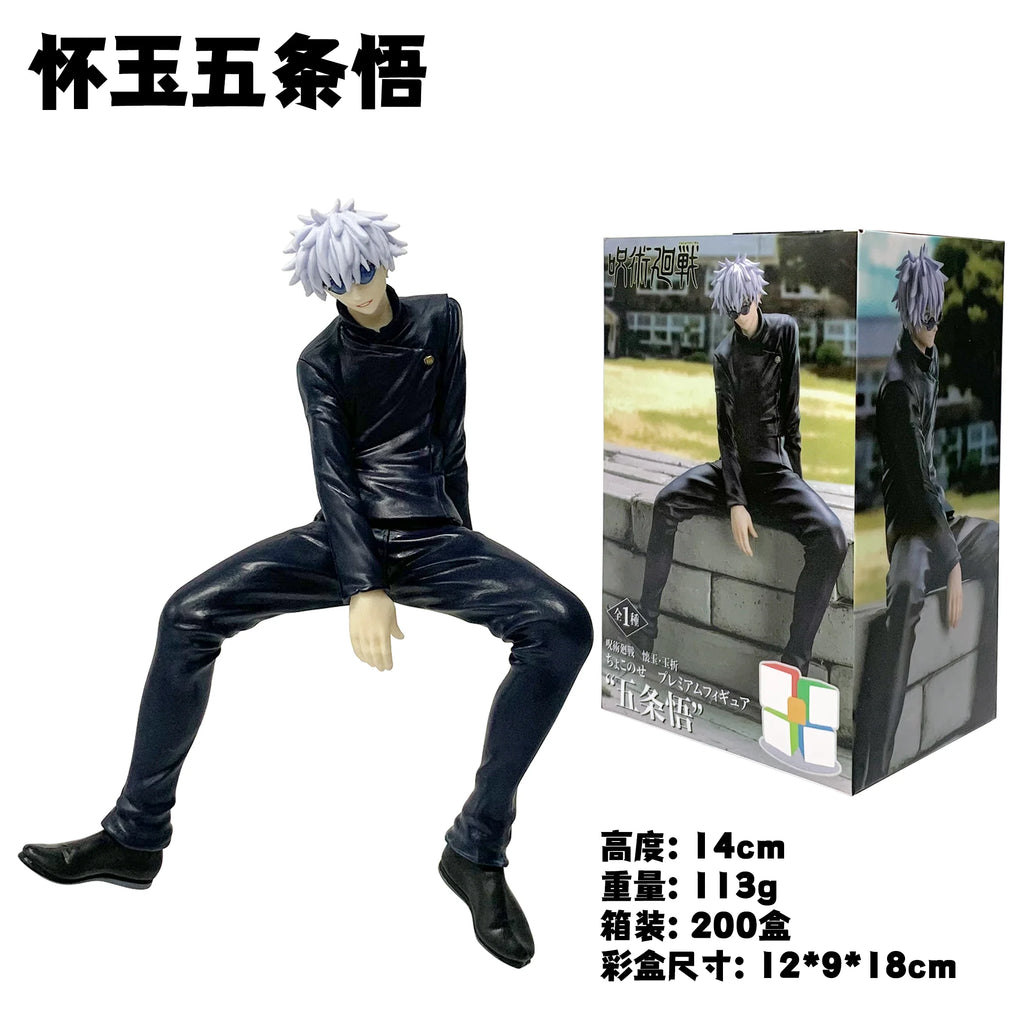 11cm New Gojo Satoru Anime Jujutsu Kaisen Action Figure Itadori Yuji Seated Noodle Stopper Model Toys Japanese Dolls Hobbies 