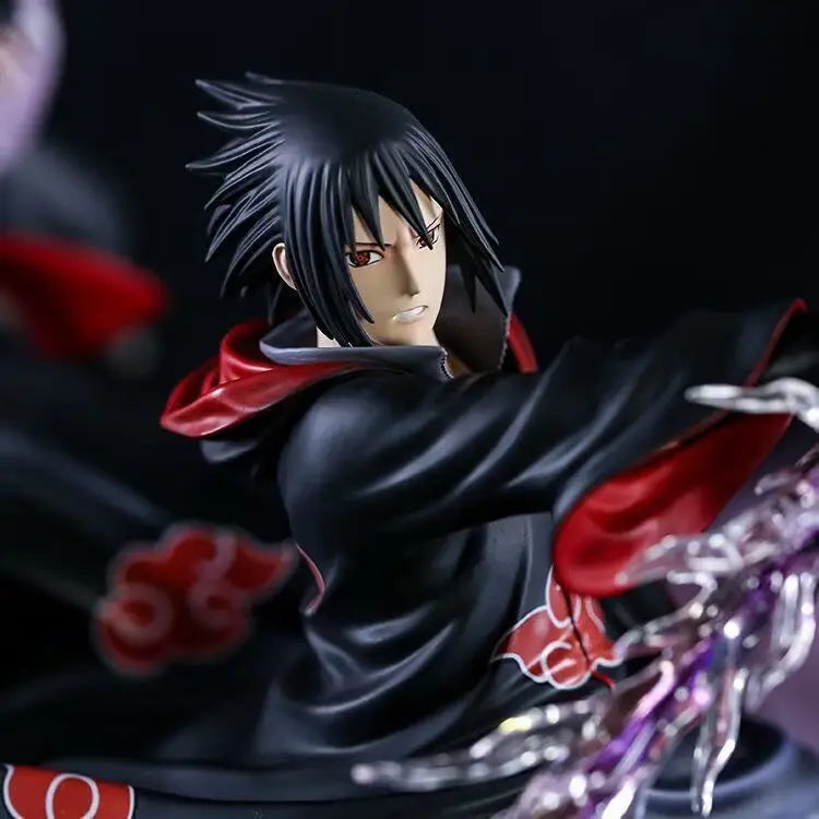 NARUTO Anime Figur Modell GK Uchiha Sasuke Actionfiguren 40CM PVC Statue Sammlung Toy Hawk Figma