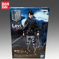 In Stock Bandai Original Banpresto Attack On Titan Levi Ackerman Action Figure Model Doll Brand New Boxed Anime Characters