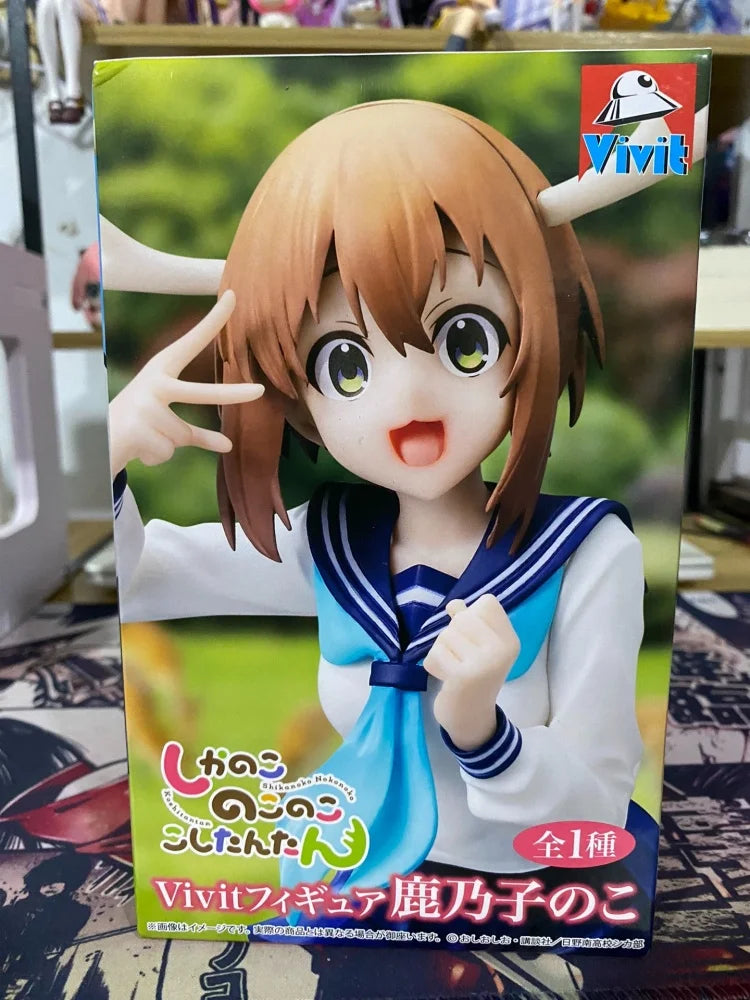 original System Service ViVit My Deer Friend Nokotan Shikanoko Noko PVC Anime Action Figures Model Collection Toy