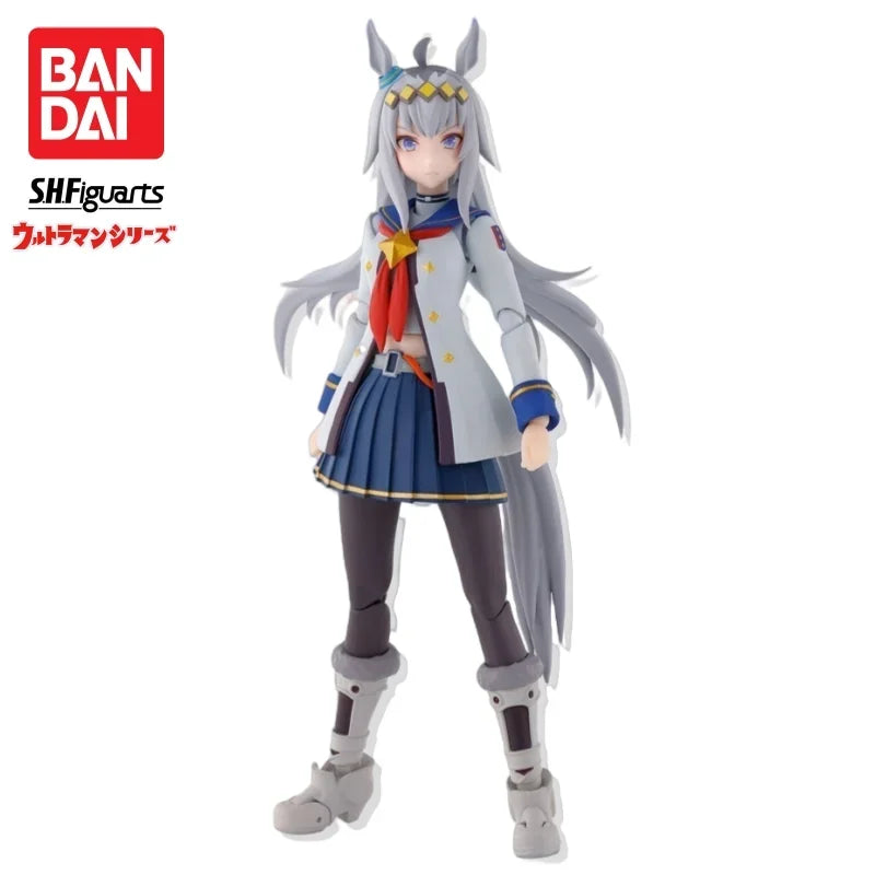 In Stock Bandai Original S H Figuarts Pretty Derby Oguri Cap Model Doll Brand New Boxed Action Figure Anime Characters Garage