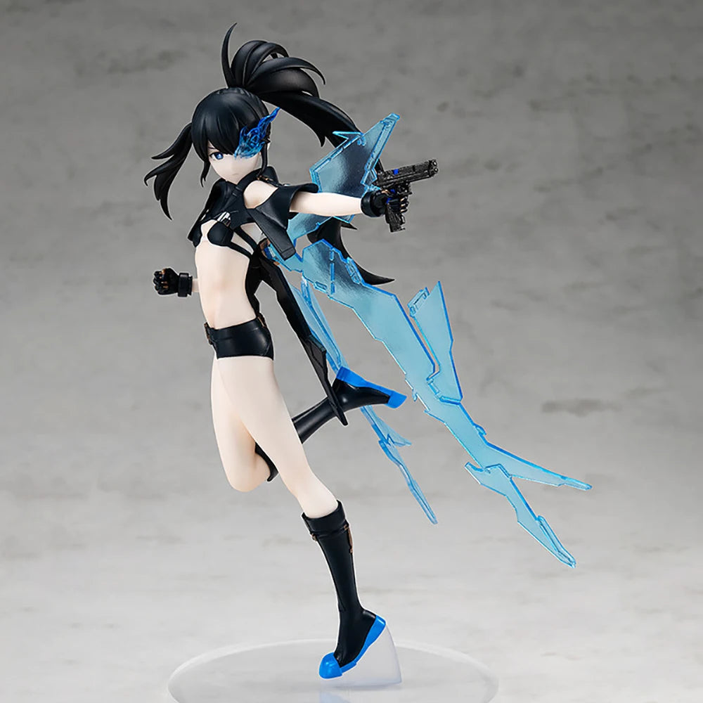 100% Original in Stock Good Smile Company Pop Up Parade BlackRock Shooter: Dawn Fall Black  Rock Shooter Anime Figure Model