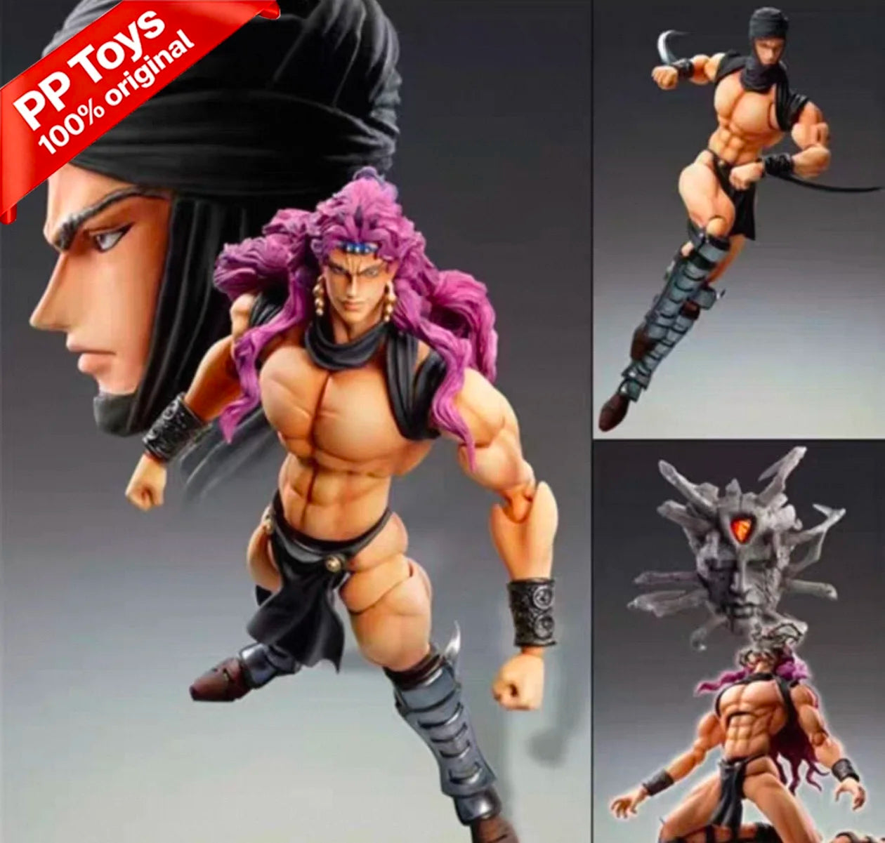 In Stock MEDICOS Kars JoJo's Bizarre Adventure Battle Tendency Super Action Statue Anime Model Trendy Toys Desktop Doll