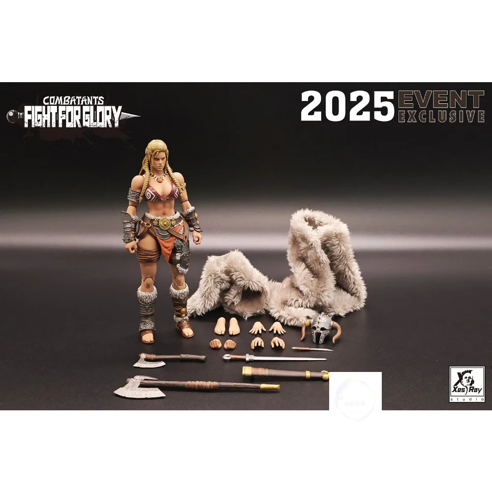 XesRay Fight for Glory 1/12 Action Figure Combatants 2025 Event Exclusive Gold Hildr Anime Model for Gift