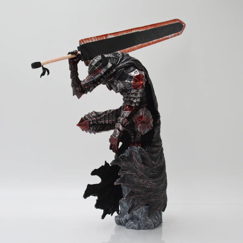25cm Berserk Guts L Anime Figure Guts Berserker Armor Action Figure Berserk Black Swordsman Figurine Collectible Model Doll Toys