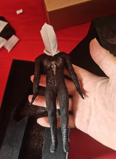 Sawtooth Toys Venom Spider-Man 6in Studio 1/12 Scale Symbiotic Variant Action Figure Anime Model Trendy Desktop Ornament Gifts