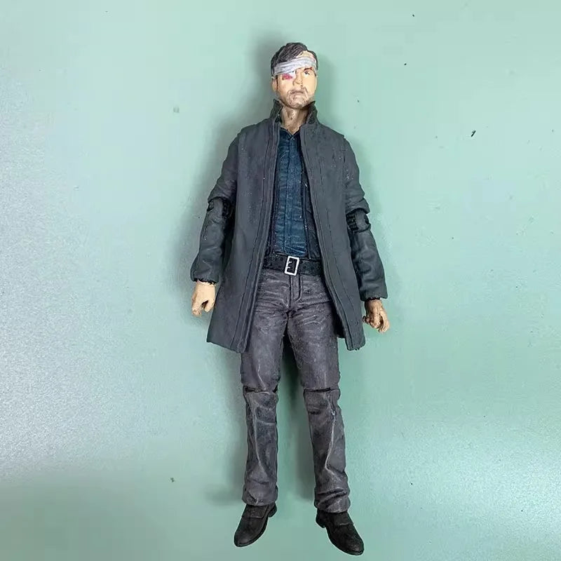 Genuine Bulk 5 Inch Action Figure Rick Grimes Morgan Jones Andrea Pvc Anime Model Collectible Toy