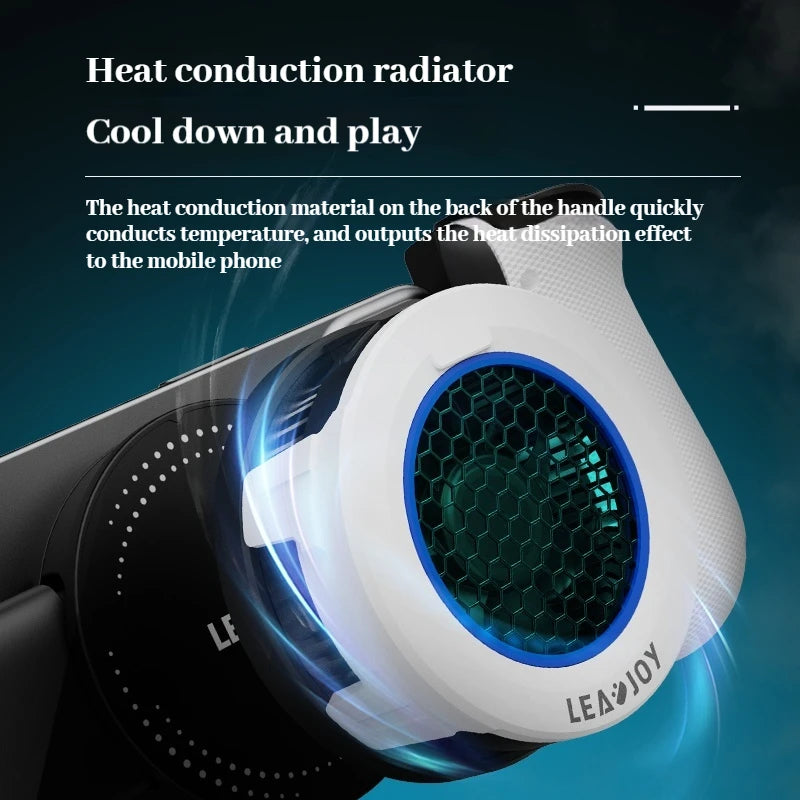 2025 LEADJOY M1C+Stretching Gamepad  Android ios Streaming Mobile Game Peripheral DNF Heat Dissipation Genshin Impact gamepad