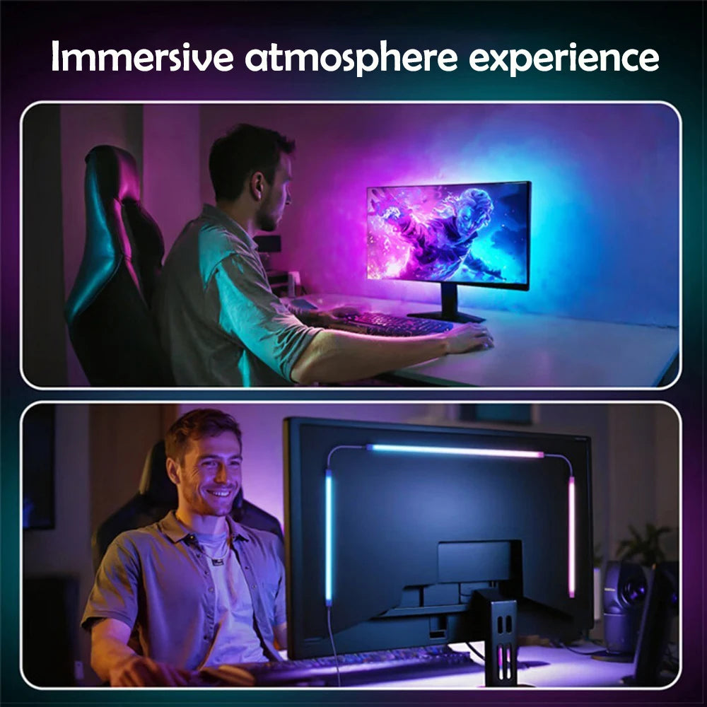 Gaming Lights Sync Strip Smart Ambient Lighting PC Display Backlight Lights Strip Smart Control RGB DIY Party Screen Light Game