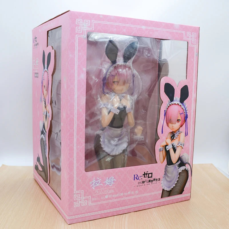 25cm Re:ZERO Starting Life in Another World Anime Figure Rem & Ram Twins Action Figure Rem/Ram Figure Collection Model Doll Toys