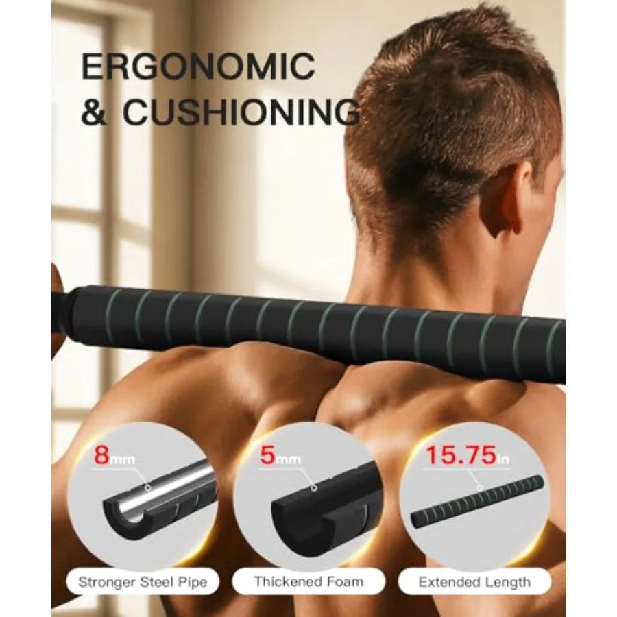 Verstellbares Hantelset 42LBS, 5-in-1-Hantelset mit freien Gewichten, verwendet als Hantel, Kugelhantel, Langhantel, Liegestützständer, Gewichtsplatte,