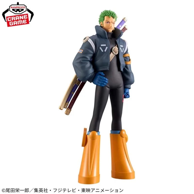 В наличност Bandai BANPRESTO DXF ONE PIECE The Grandline Series Egghead Roronoa Zoro Аниме екшън фигурка играчка подарък модел колекция