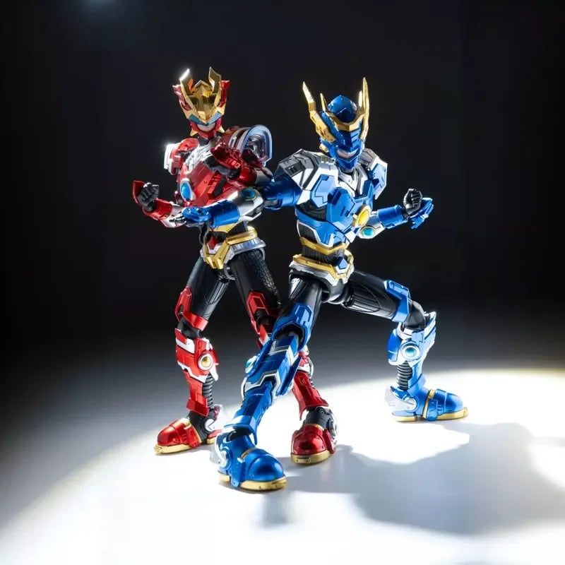 Super Beast Armor Huo Linfei Long Jian 1/12 Transformable Mecha Motorcycle Assembly Model Kit LED Action Figures Boys Toy Gifts