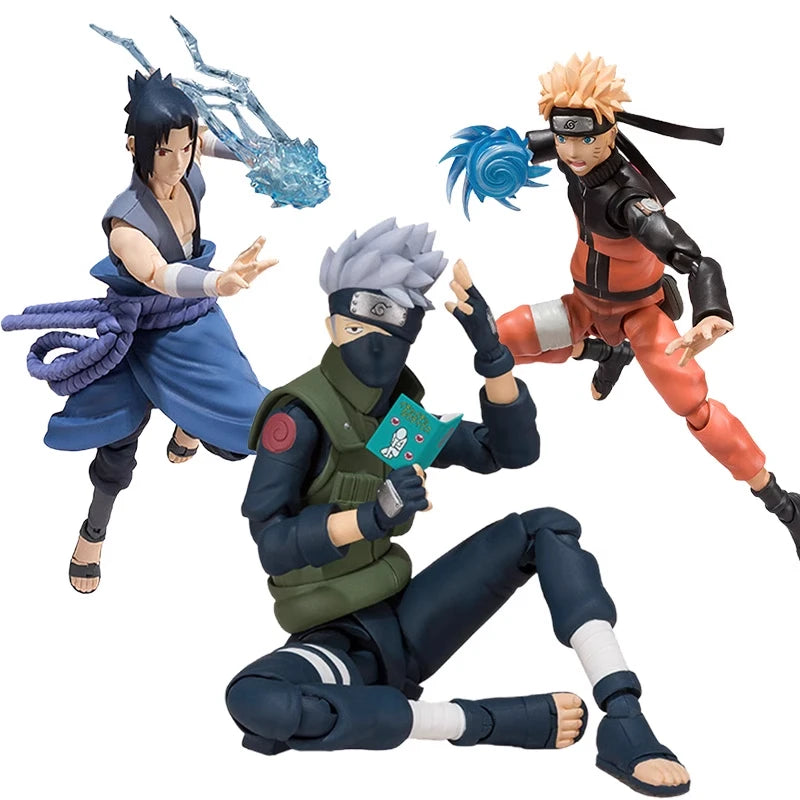 Bandai Original S.H.Figuarts Series Naruto Action Figure Anime Movable Character Assembly Figures Model Toys Collectible Model
