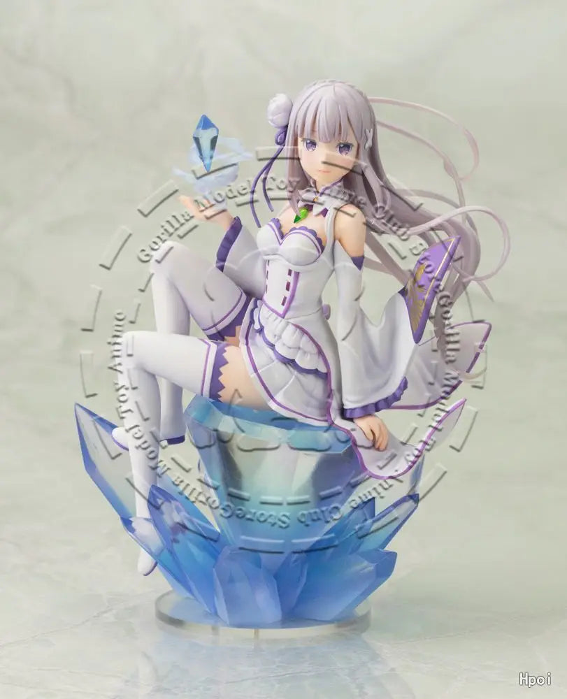 In Stock Original Genuine KOTOBUKIYA Re Zero Emilia Figure 170mm Anime Statue Collectible Model Gift for Fans Ornament
