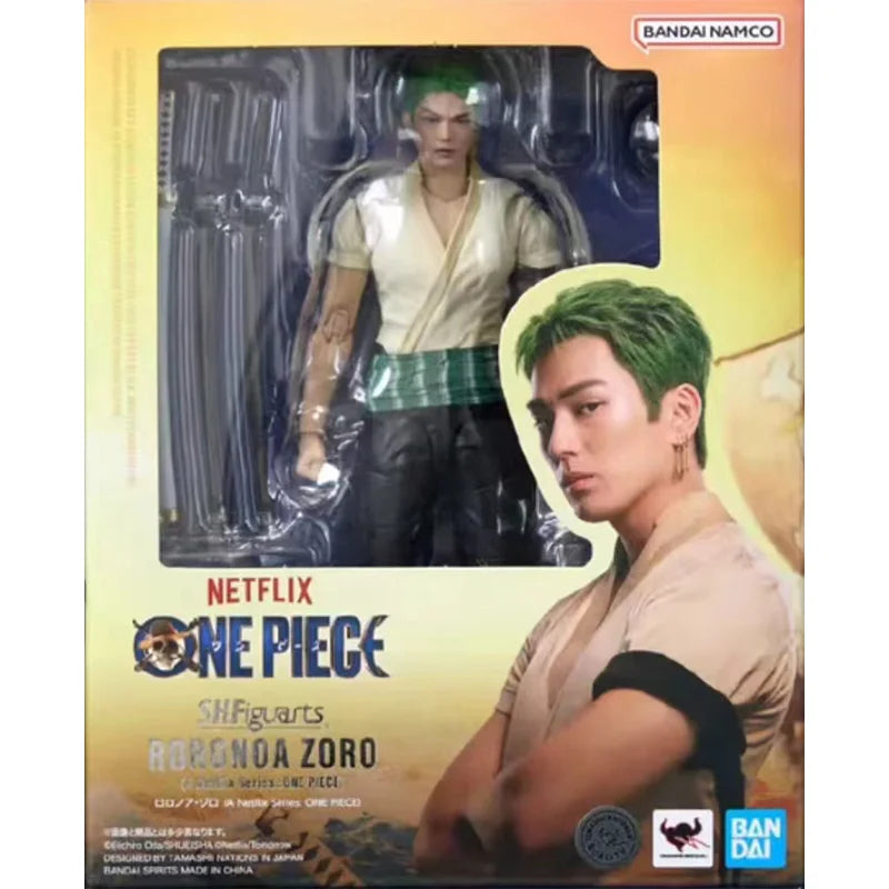 100% In Stock Original Bandai S.H.Figuarts SHF Monkey D. Luffy One Piece Roronoa Zoro Anime Collection Action Figures Model Toys