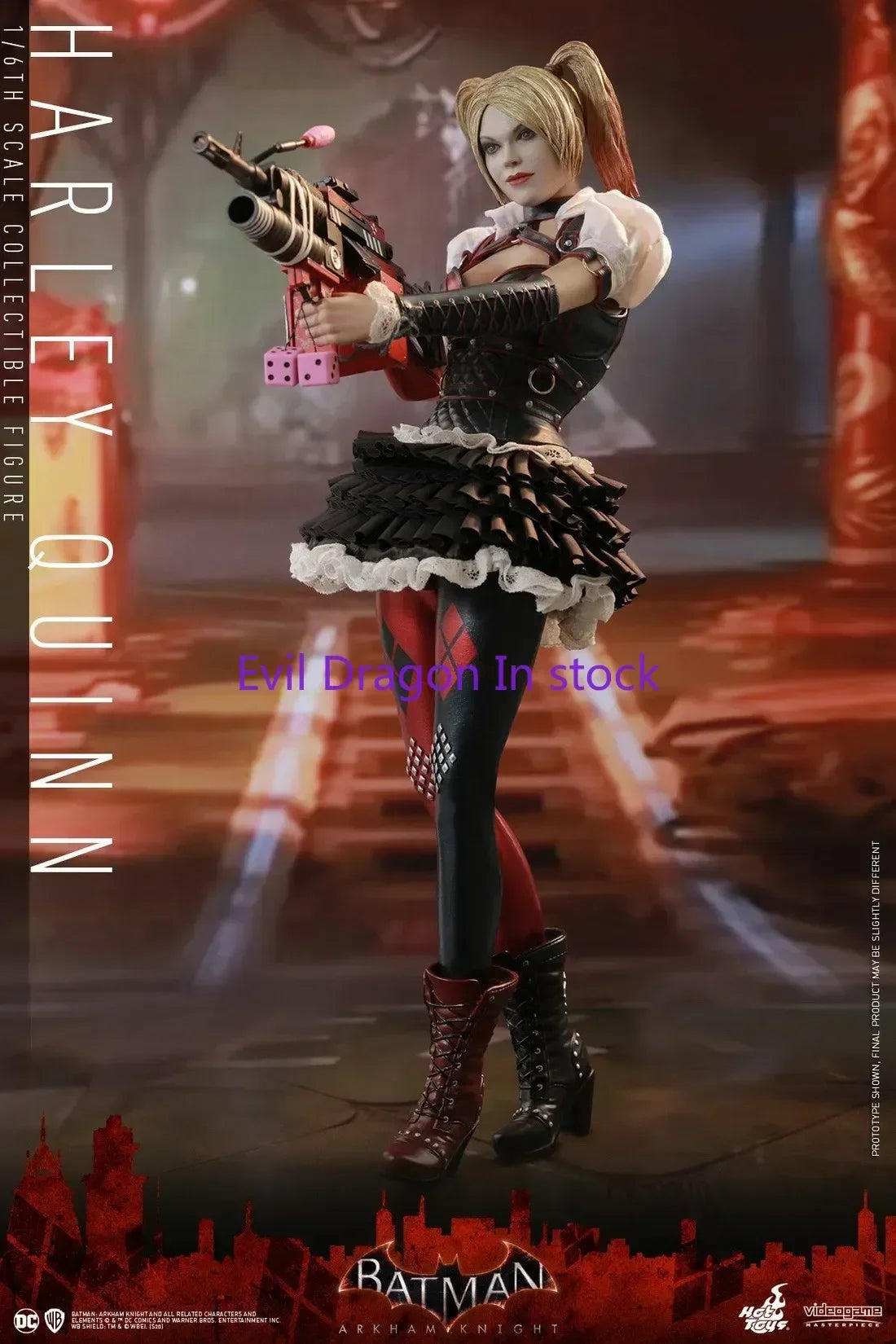 In Stock Hottoys Ht 1/6 Vgm41 Harley Quinn, Queen, Batman, Arkham Knight Action Figure Toy Collection Gift